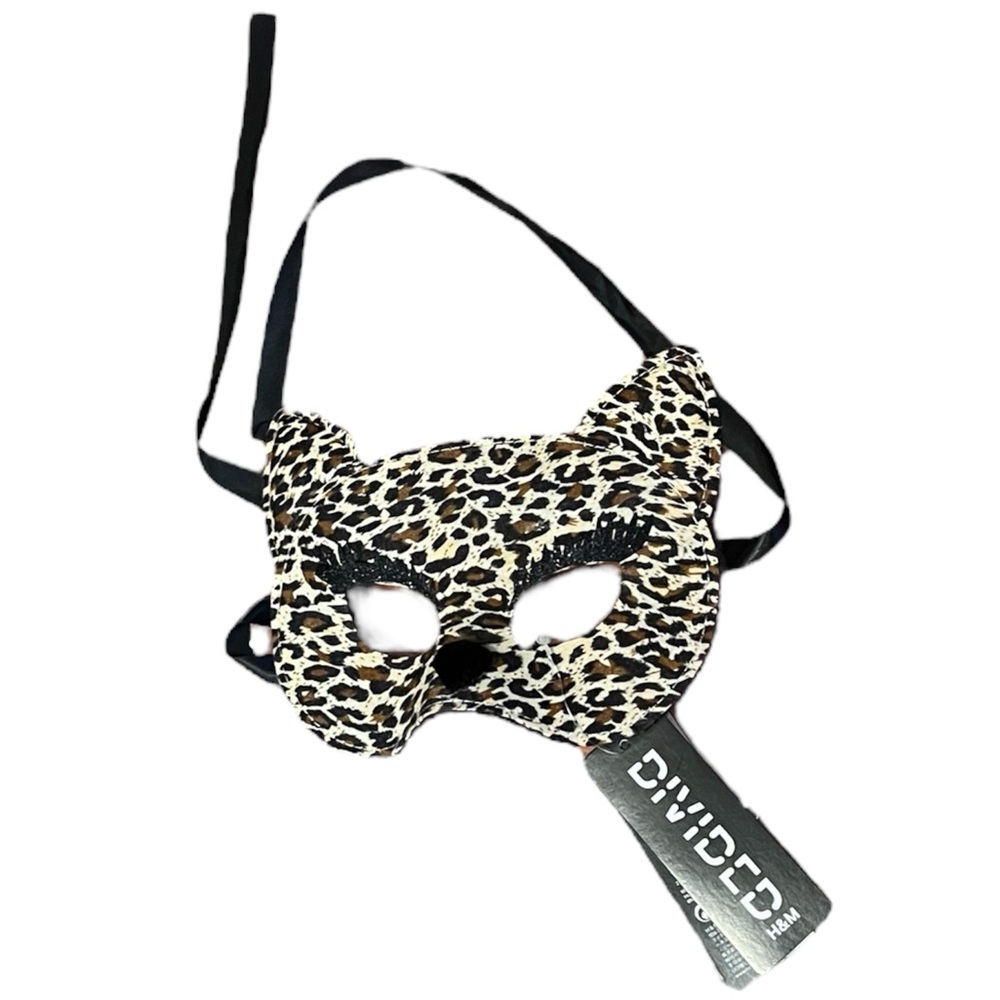 NWT Leopard Print Cat Mask